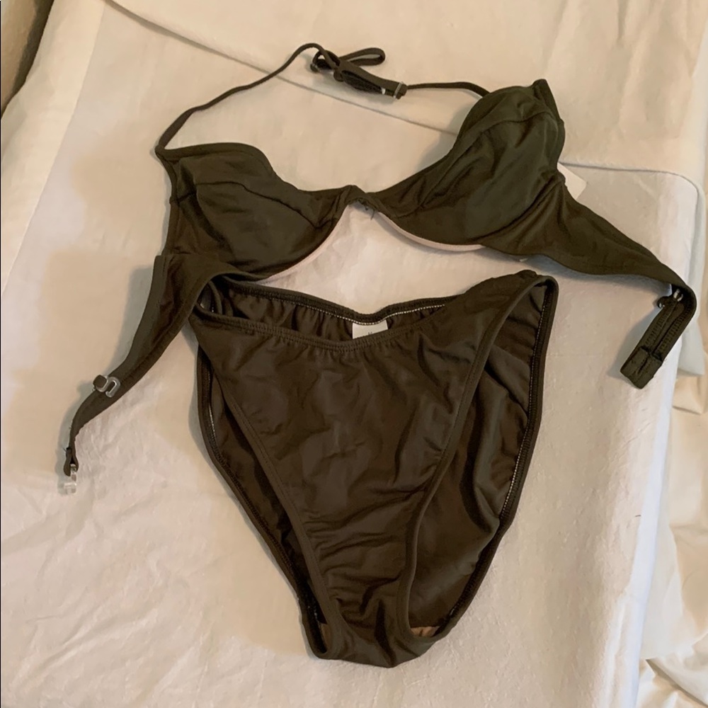 Olive Green Women's Bikini Set